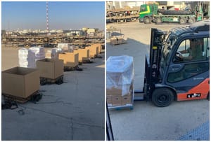 The delivered equipment