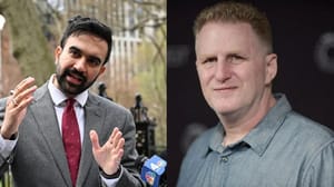  NYC mayoral candidate Zohran Mamdani  and Michael Rapaport 