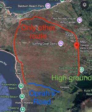 Oprah's Road in Hawaii