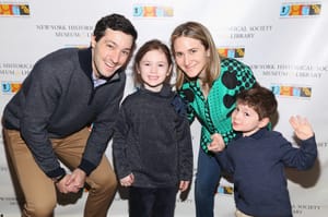 Shooting Victim Wesley LePatner with her husband and children BDE