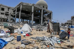  Khan Yunis, in the southern Gaza Strip, on August 2, 2025. 