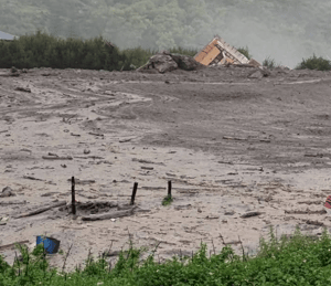 Flash flooding in India, August 5, 2025