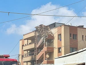 Explosion at Nasser Medical Complex