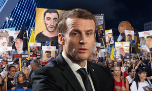 Hostage families go ask Macron for help