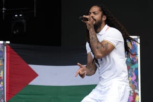 Bobby Vylan, vocalist on punk rap group Bob Vylan