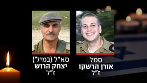 The Two Victims of the attack at Allenby bridge, Oran Hershko and Yitzhak Harosh BDE