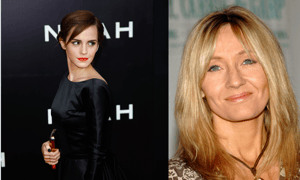 Emma Watson and J.K. Rowling