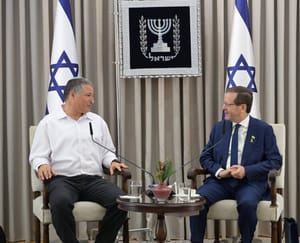 David Zini and President Herzog