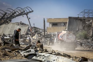 Kerem Shalom Crossing, in Khan Yunis, in the southern Gaza Strip, October 15, 2025.