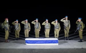 Coffin of Hostage remains returned to Israel 