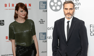 Emma Stone and Joaquin Phoenix