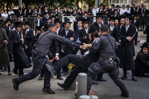 Haredim protest against the draft, November 12th, 2025