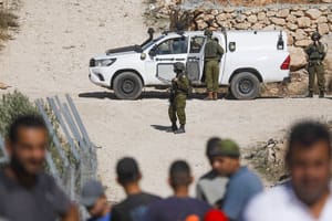 Tensions rise between IDF soldiers, settlers and Palestinian Farmers, Beit Ulla, November 22, 2025