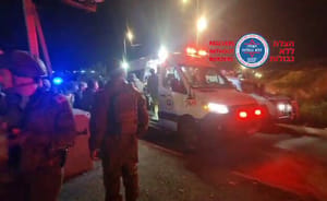 Scene of the ramming attack