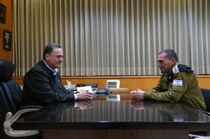 MInister of Defense Israel Katz and IDF Chief of staff Eyal Zamir