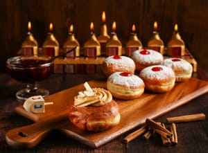 Hanukkah donuts