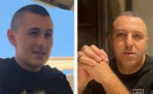  Adham Nassar, 34, and his 15 year old son, Nadim