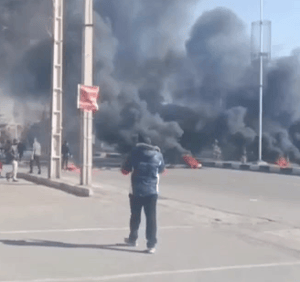 Anti-regime protests in Shiraz, Iran
