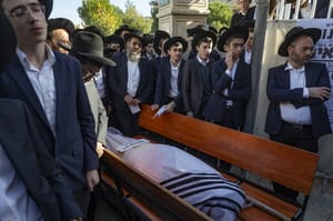 Yosef Eisental's funeral