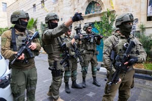 IDF soldiers operating in Nablus