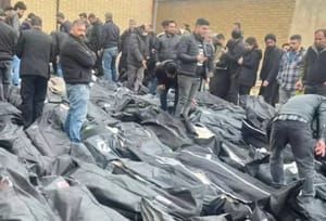 Bodies of protestors in Iran
