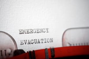 Evac notice