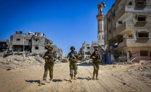 IDF soldiers operating in Gaza