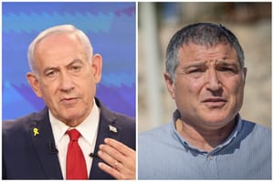 Head of Shin Bet David Zini, PM Benjamin Netanyahu.