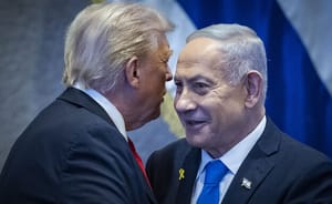Prime Minister Benjamin Netanyahu and President Donald Trump
