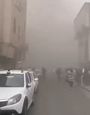 Fire  at Power Plant Cooling Tower in Western Tehran