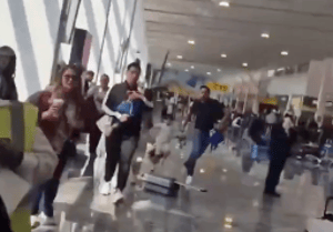 Panic at Guadalajara airport