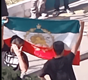 Iranians protest against the regime