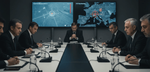 Discussing a military strike