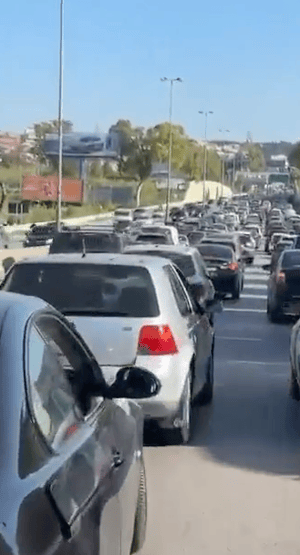 Fleeing Beirut