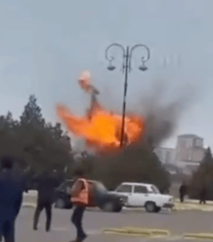 Iranian drone hits Azerbaijan airport
