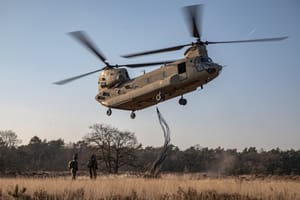 Illustrative: Military helicopter