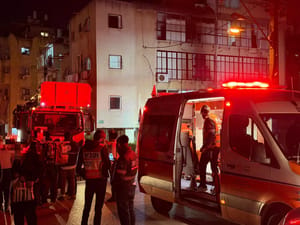 Fire in Bnei Brak