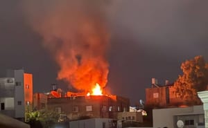 Ballistic missile hits town in northern Israel