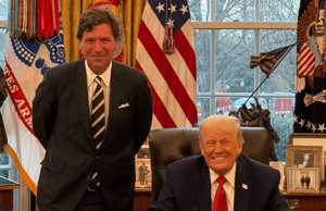 Tucker Carslon with President Trump