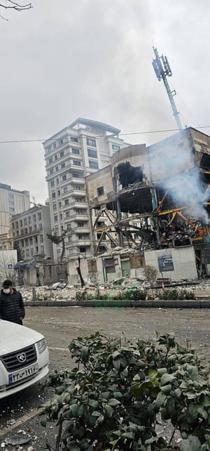 Air force strikes Niavaran police station in Tehran