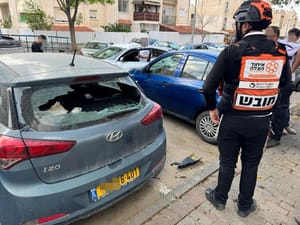 Shrapnel falls in Beit Shemesh
