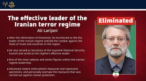 Ali Larijani eliminated by the IDF