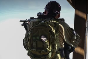 IDF soldier operates during Operation Roaring Lion