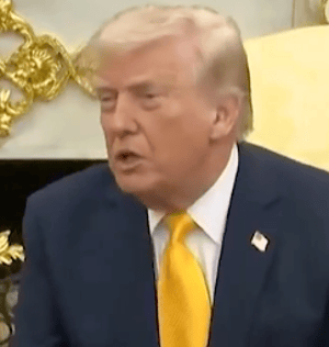 Trump in the Oval office