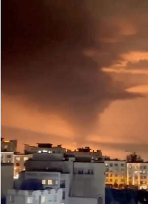 IAF strikes Tehran, Macrh 22, 2026