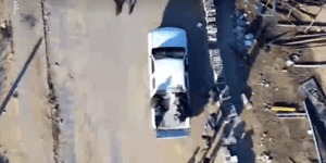 Hanas terrorists in pickup truck
