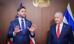 Vice President JD Vance and Prime Minister Netanyahu