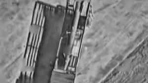 IAF striking missile launchers in Iran