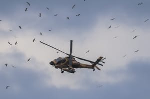 IAF helicopter near Lebanese border