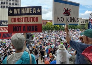 A protest.